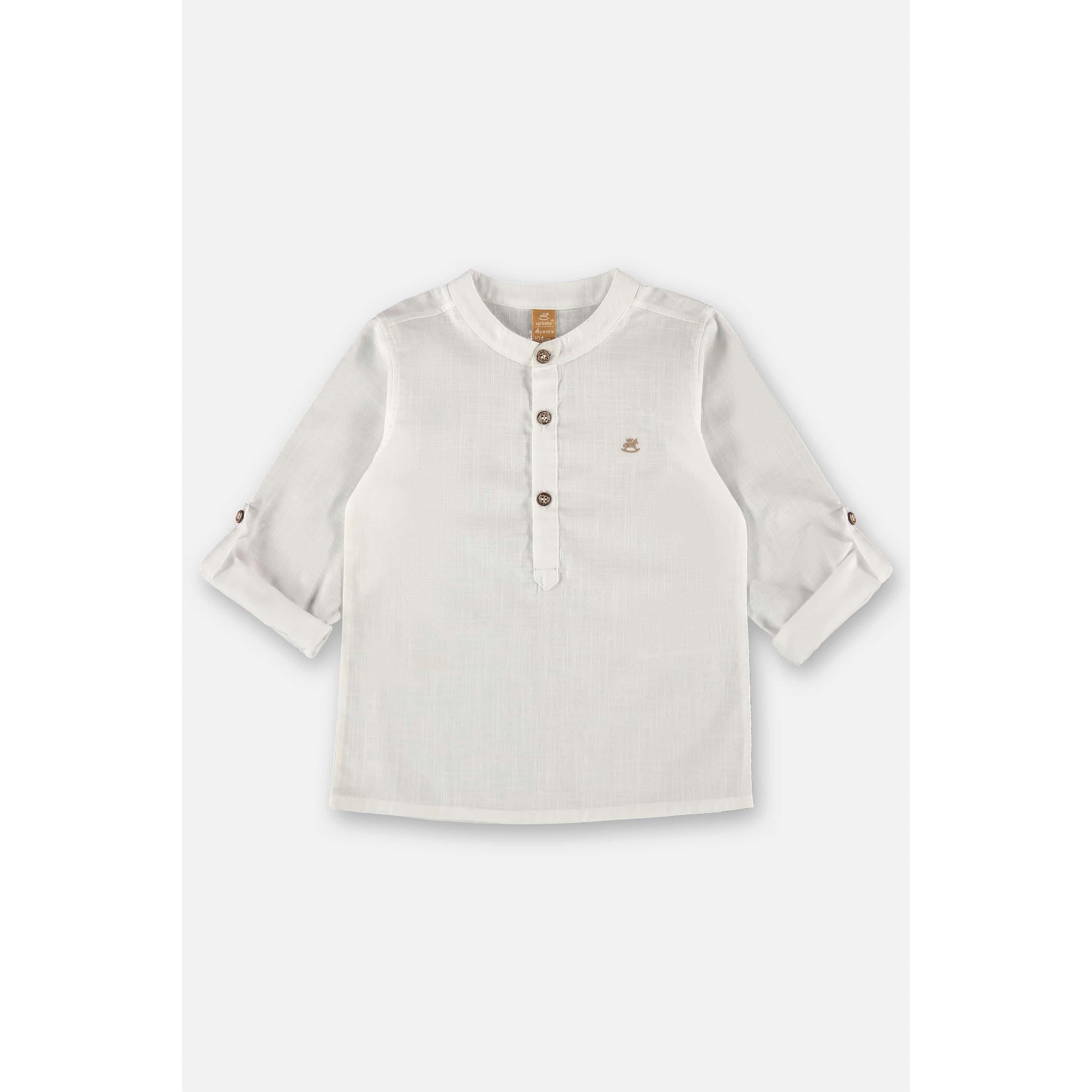 45586 - Woven blouse PEEK A BOO