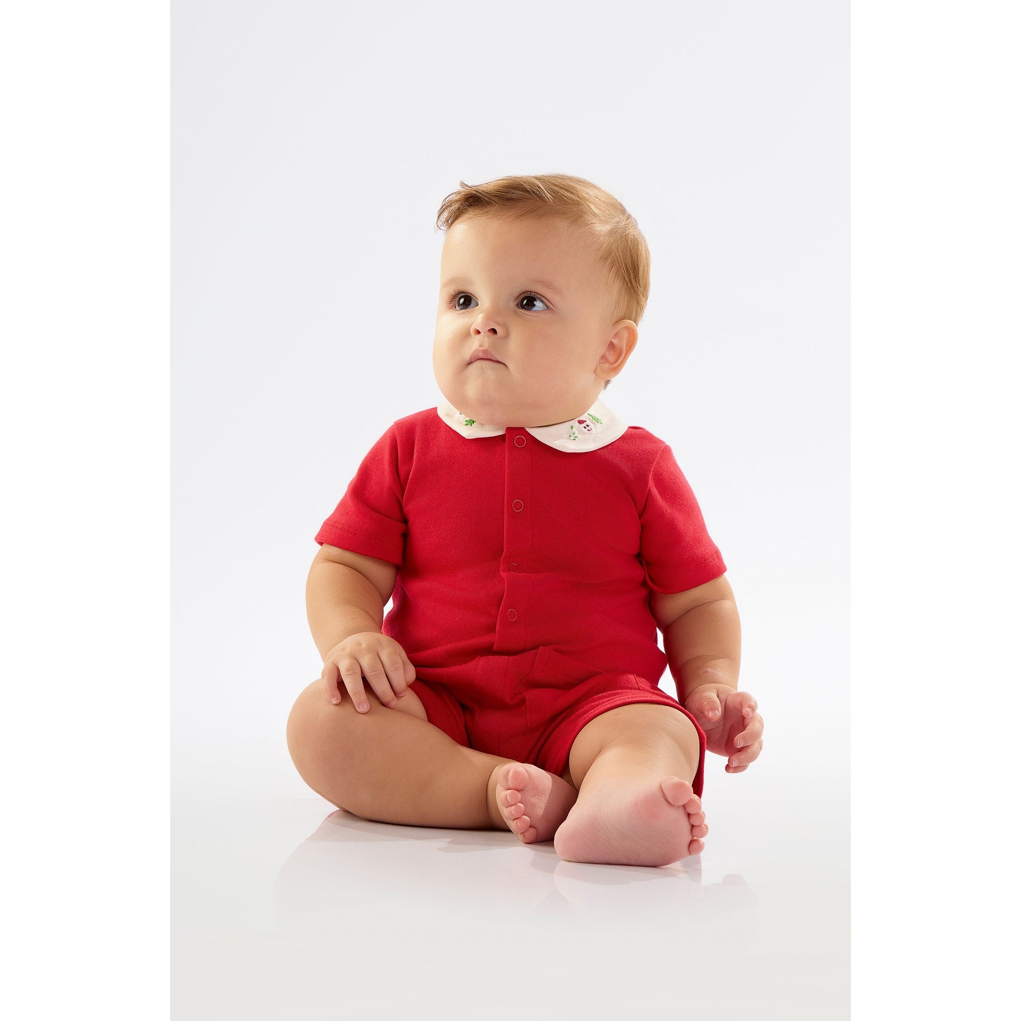 Christmas Baby Romper PEEK A BOO
