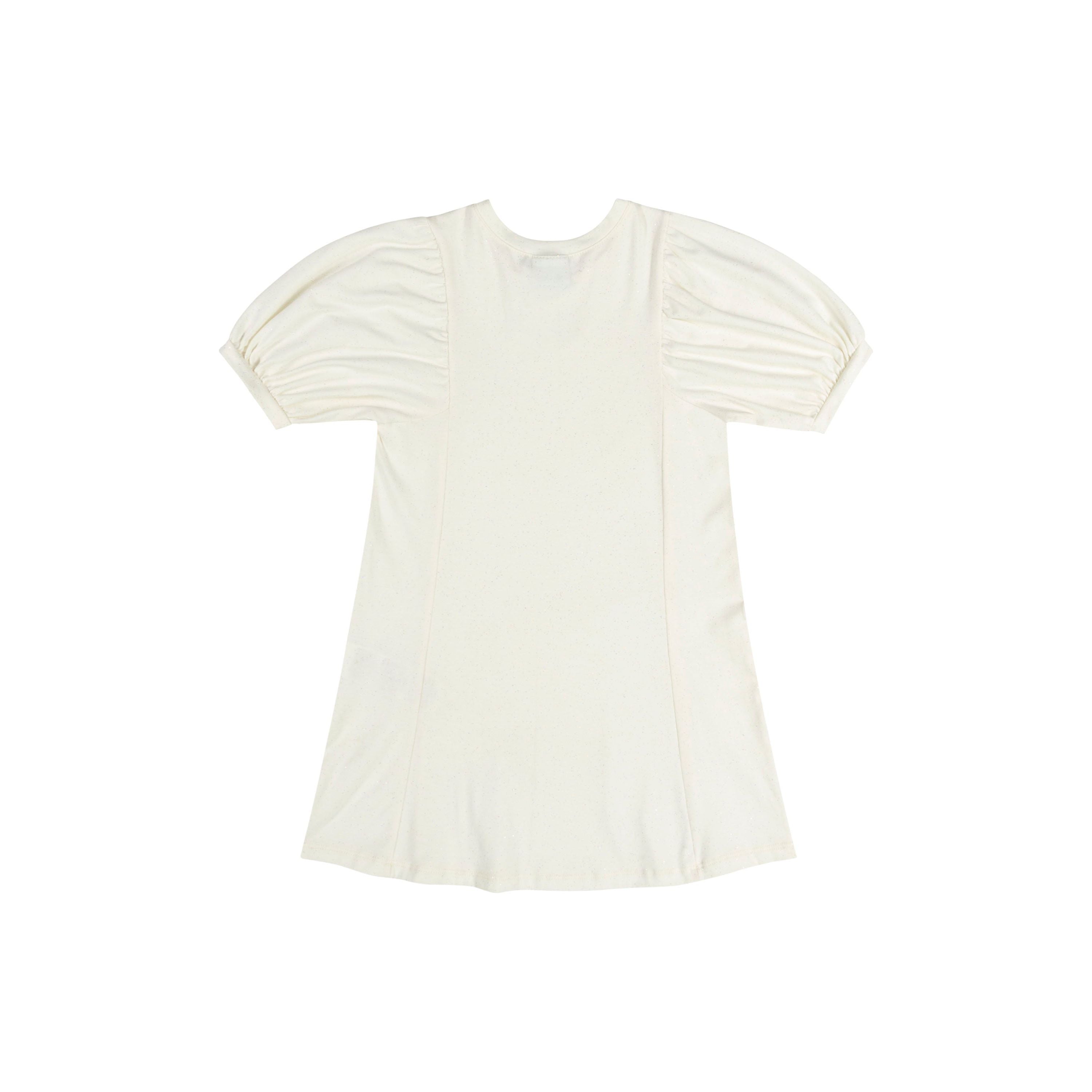 Ivory Shimmery Dress PEEK A BOO