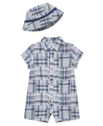 Baby Plaid Romper Set Little Me