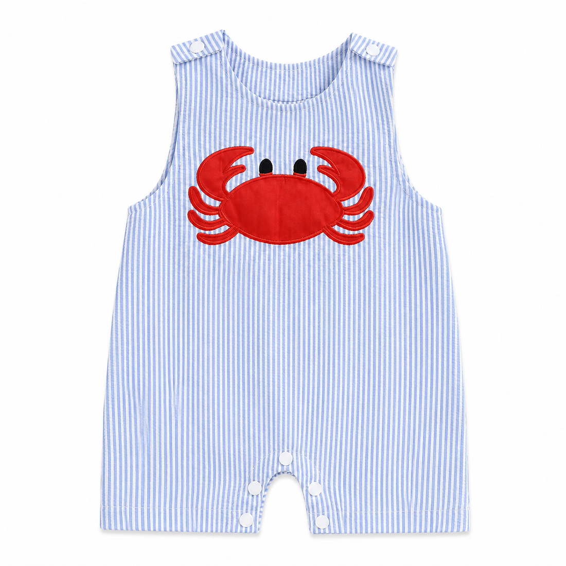 Crab Romper Peek A Boo