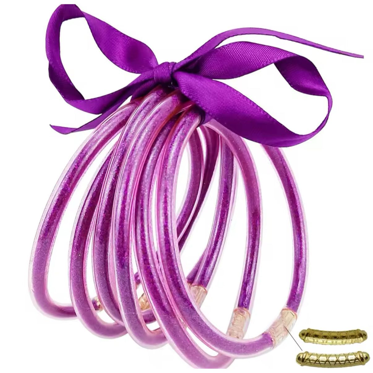 6pcs/set Extra Small Bangles PEEK A BOO
