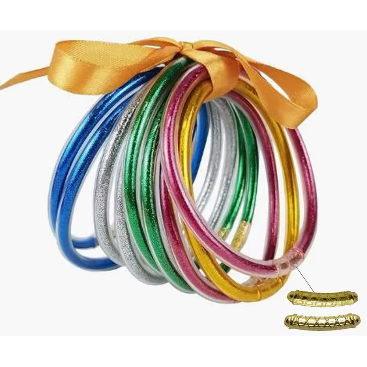 9Pcs/set Shiny Bracelets Xtra Small PEEK A BOO