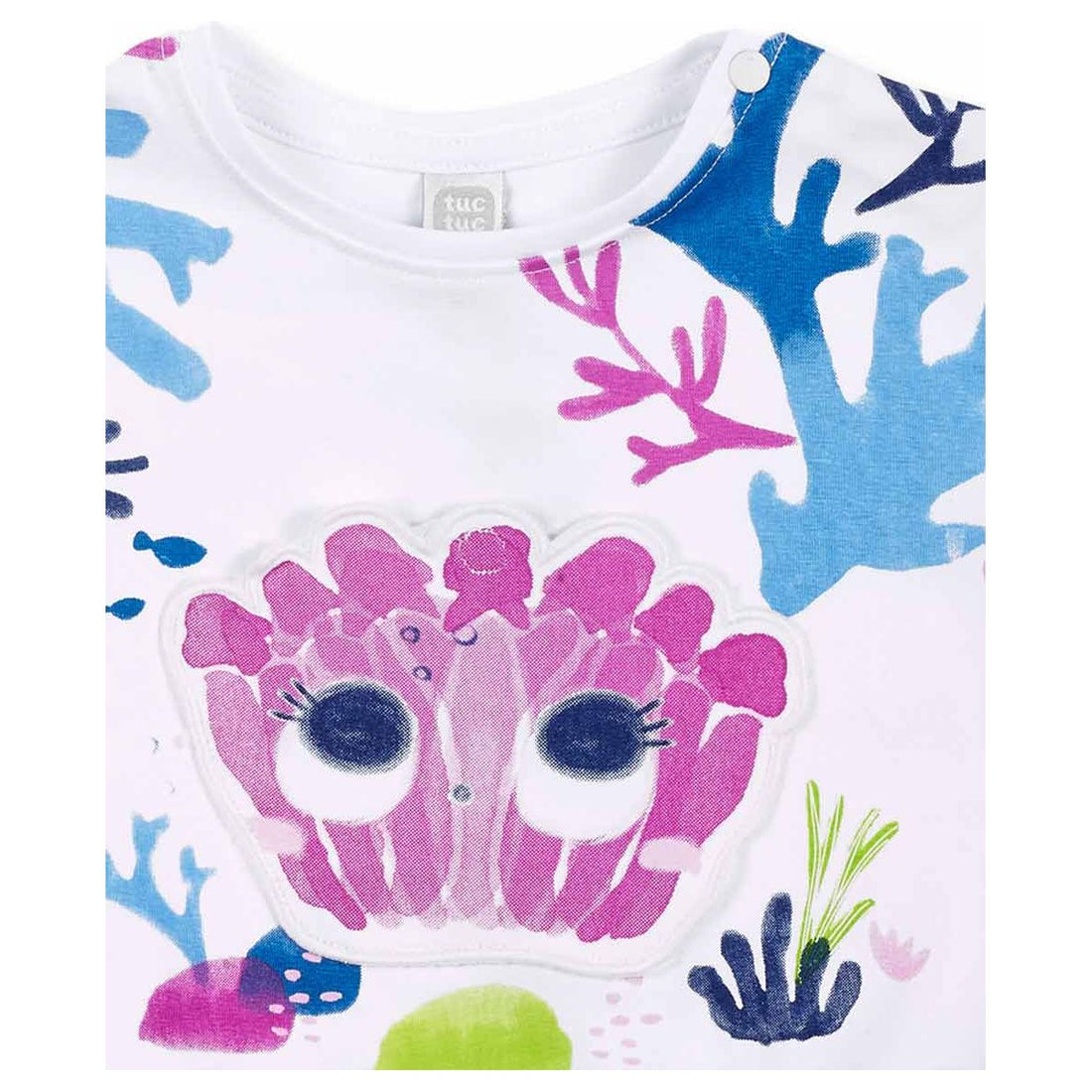 Navy white knit set for girl Ocean Wonders collection