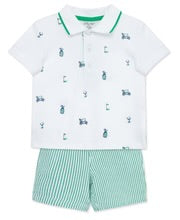 golf polo short set