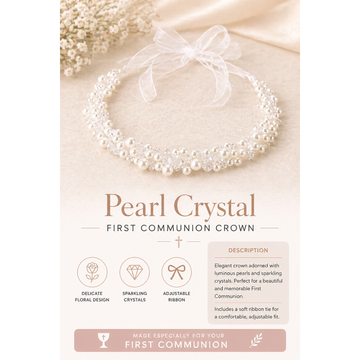 Elegant Pearl Headpiece PEEK A BOO