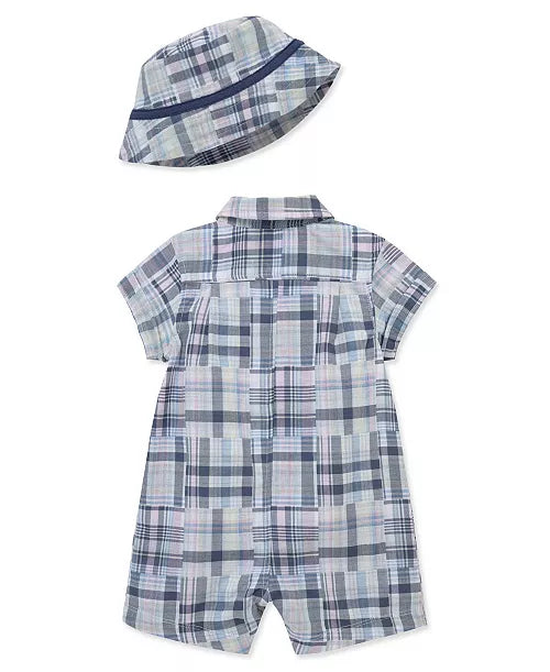 Baby Plaid Romper Set Little Me