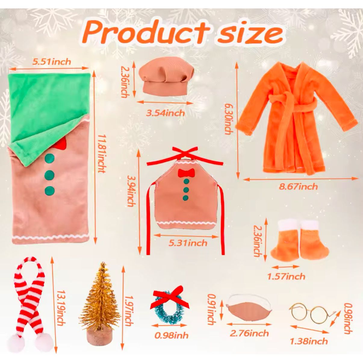 10Pcs/Set Elf Doll Clothes PEEK A BOO