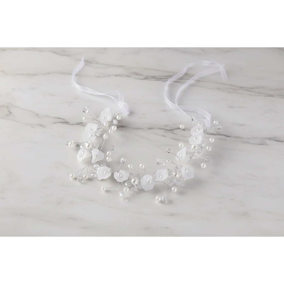 Soft Floral Pearl Headpiece PEEK A BOO