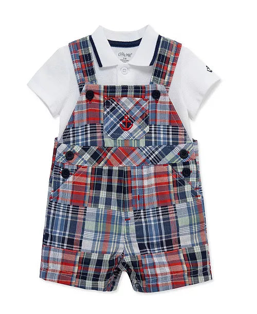 Baby Patchwork Shortall Set Little Me