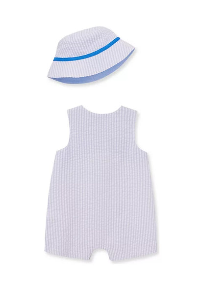 Whales Sunsuit and Hat