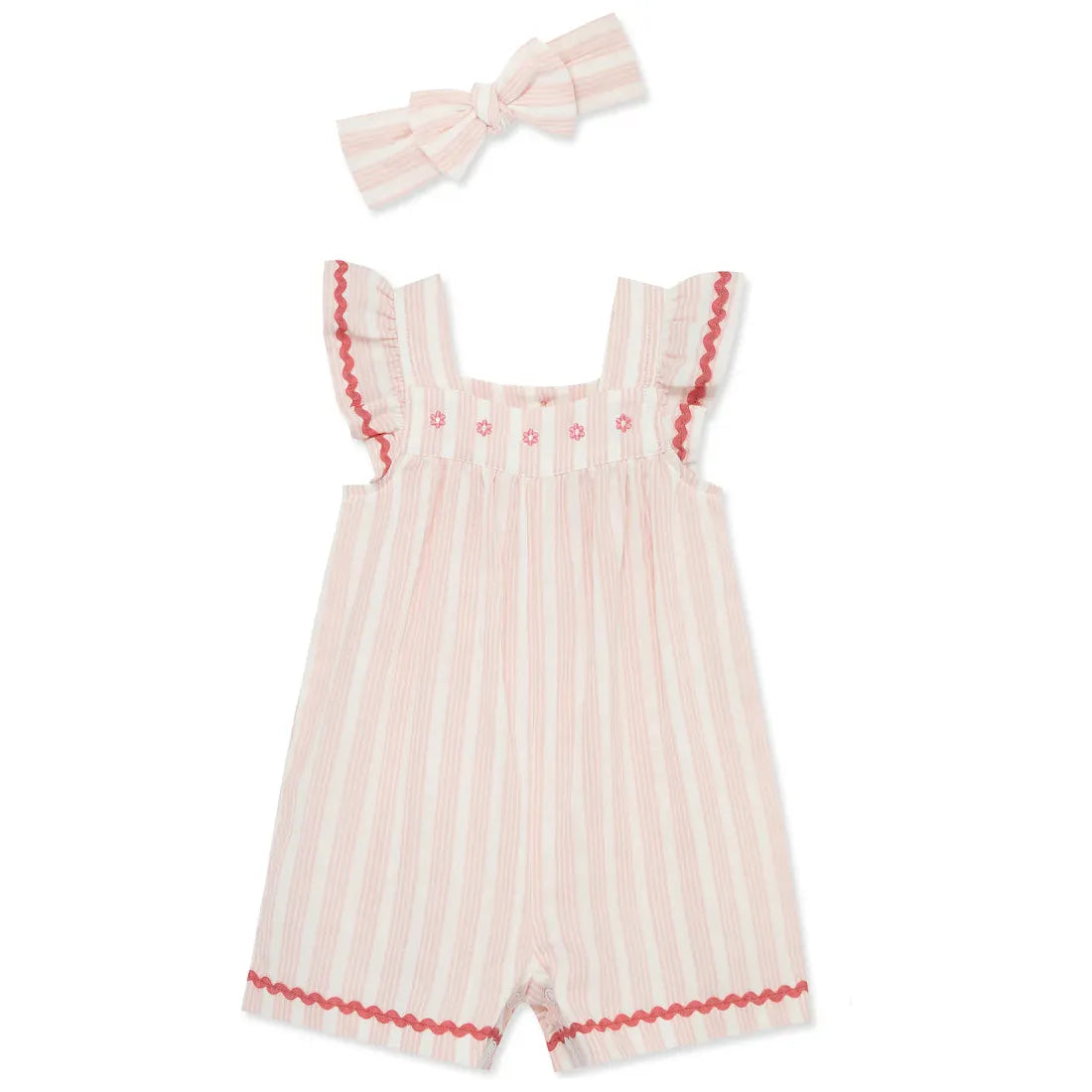 Stripe Gauze Romper PEEK A BOO
