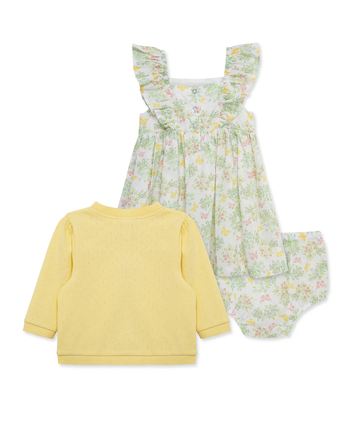 Infant Garden Dress with Cardigan Little Me