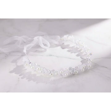 Elegant Pearl Headpiece PEEK A BOO