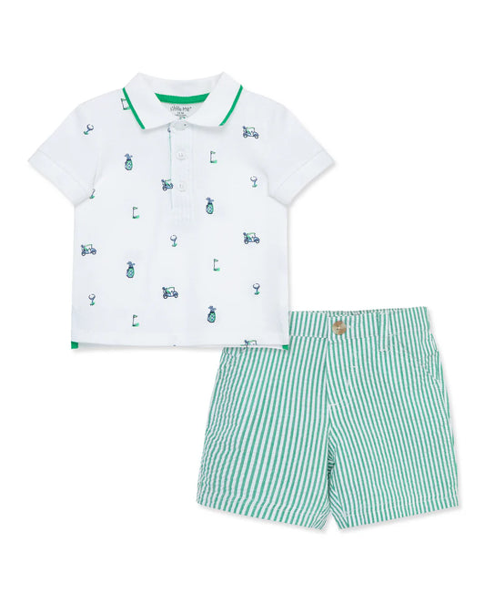 Golf Polo Short Set