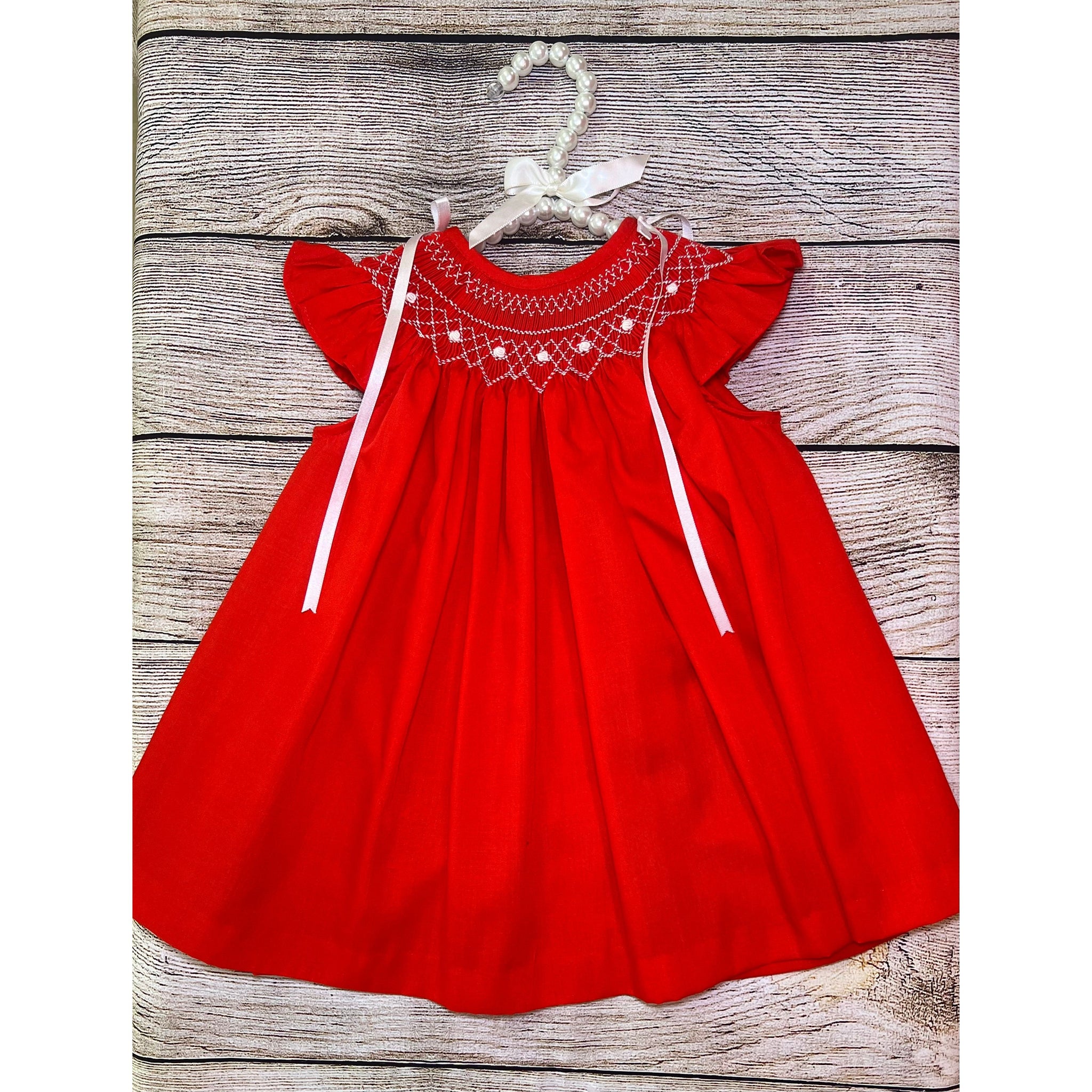 Red w/ White Jesucito PEEK A BOO