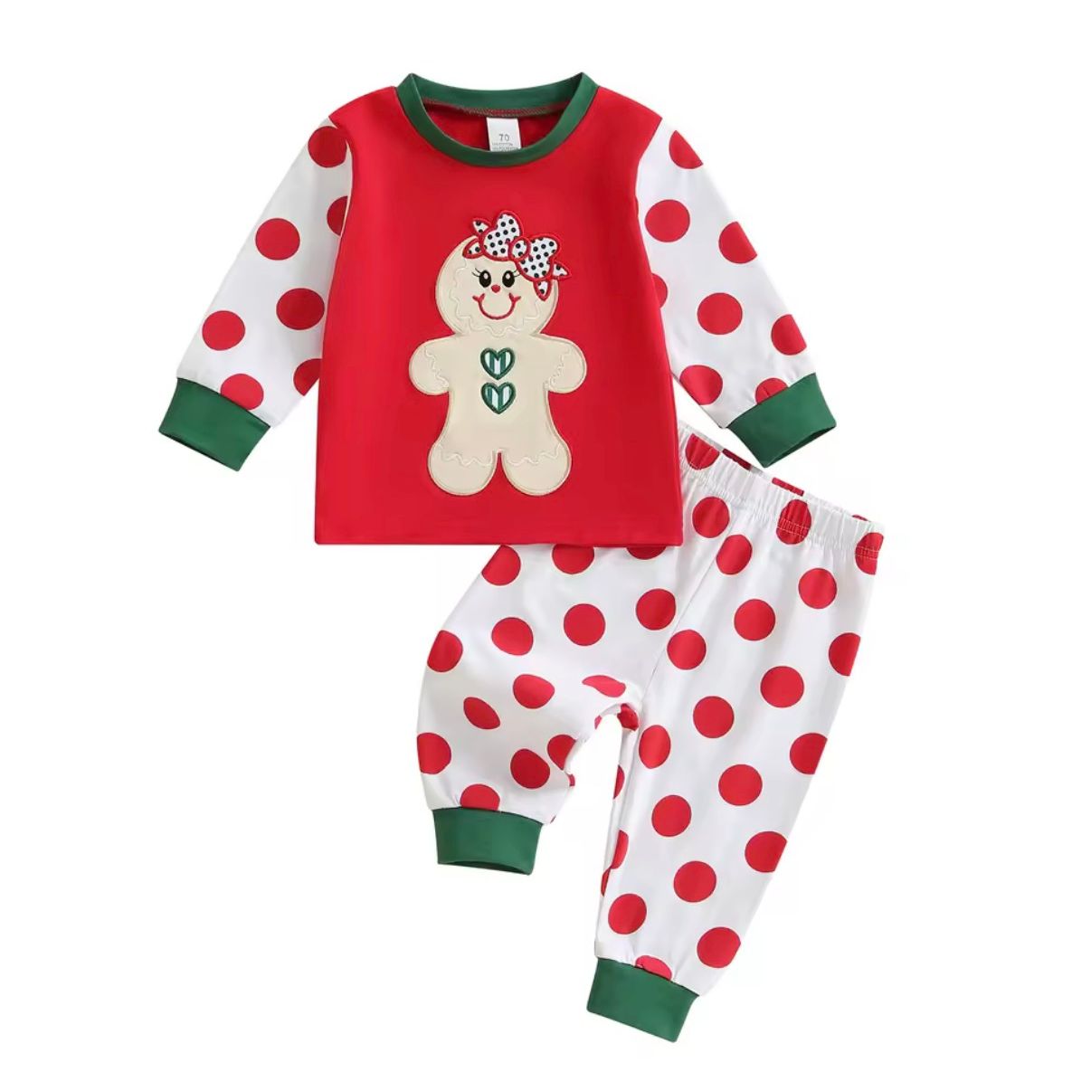 Girl Christmas Gingerbread PEEK A BOO