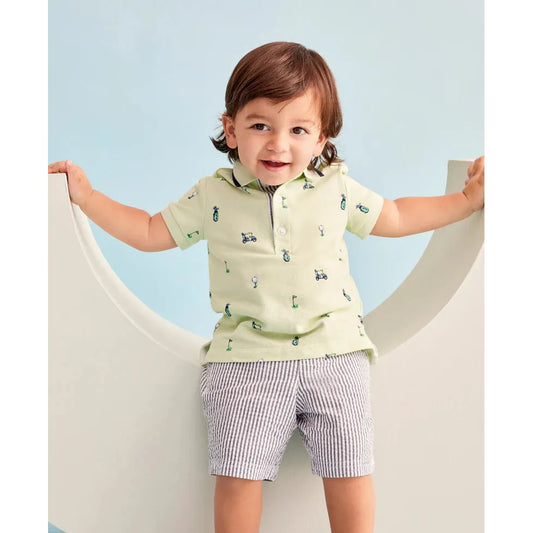 Golf Polo Short Set