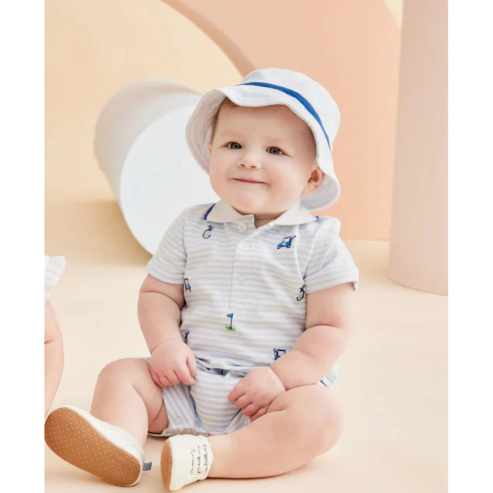 Golf Romper & Hat PEEK A BOO