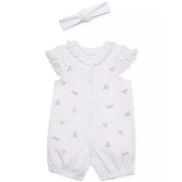 White/Floral PEEK A BOO