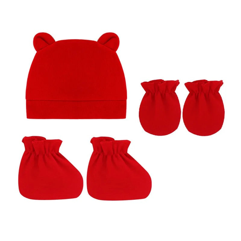 Newborn Baby Cotton Beanies PEEK A BOO