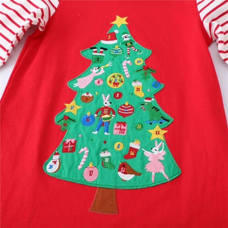Christmas Tree Dress PEEK A BOO