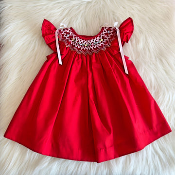 Red pastel flowers Jesucito PEEK A BOO