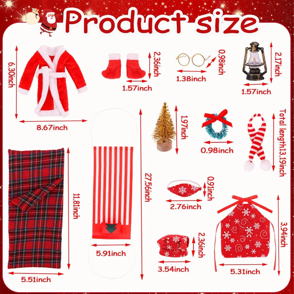 10Pcs/Set Elf Doll Clothes PEEK A BOO