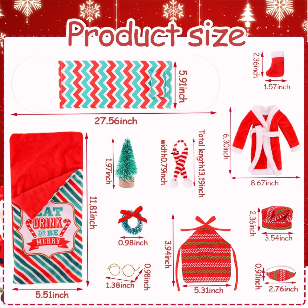 10Pcs/Set Elf Doll Clothes PEEK A BOO