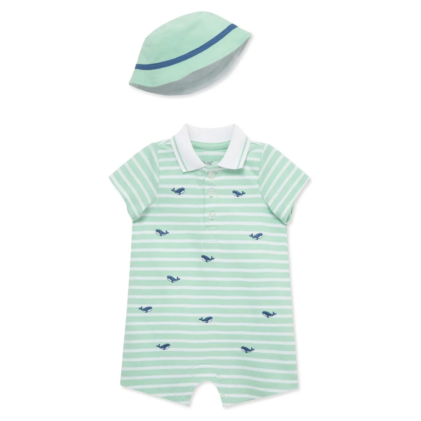 Whales Romper & Hat PEEK A BOO