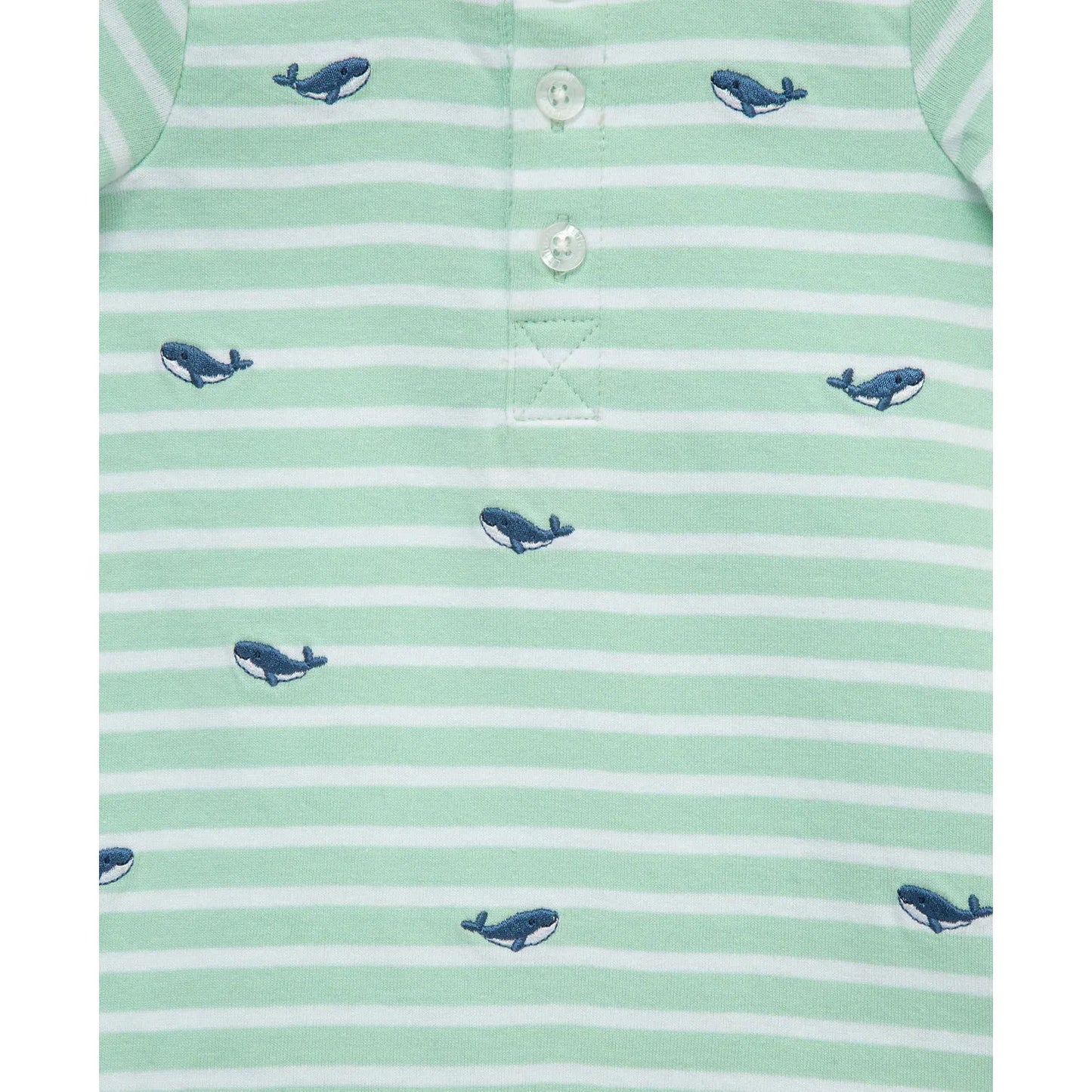 whales romper & hat