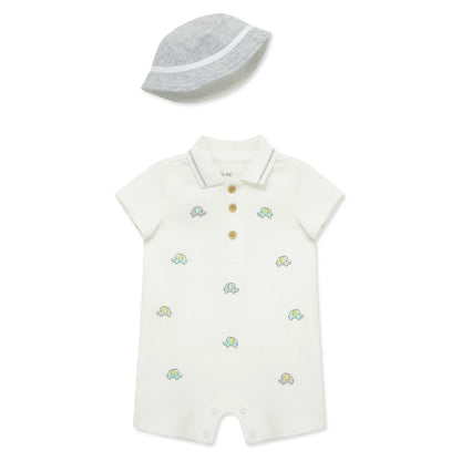 Elephants Romper & Hat