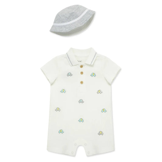 Elephants Romper & Hat