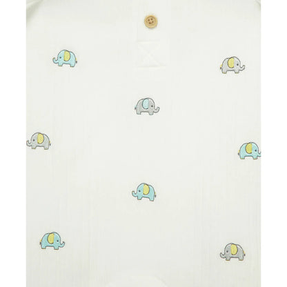 Elephants Romper & Hat