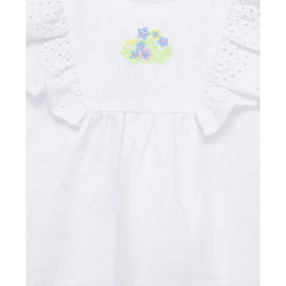Sweet Eyelet Woven Tunic Set