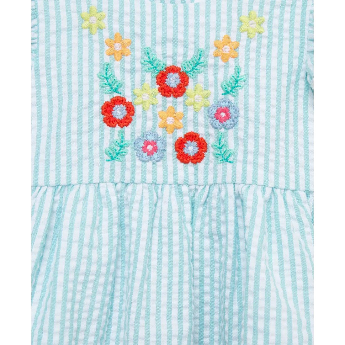 Happy Flowers Woven Tunic Set