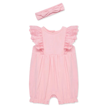 Candy Eyelet Romper & Headband Set PEEK A BOO