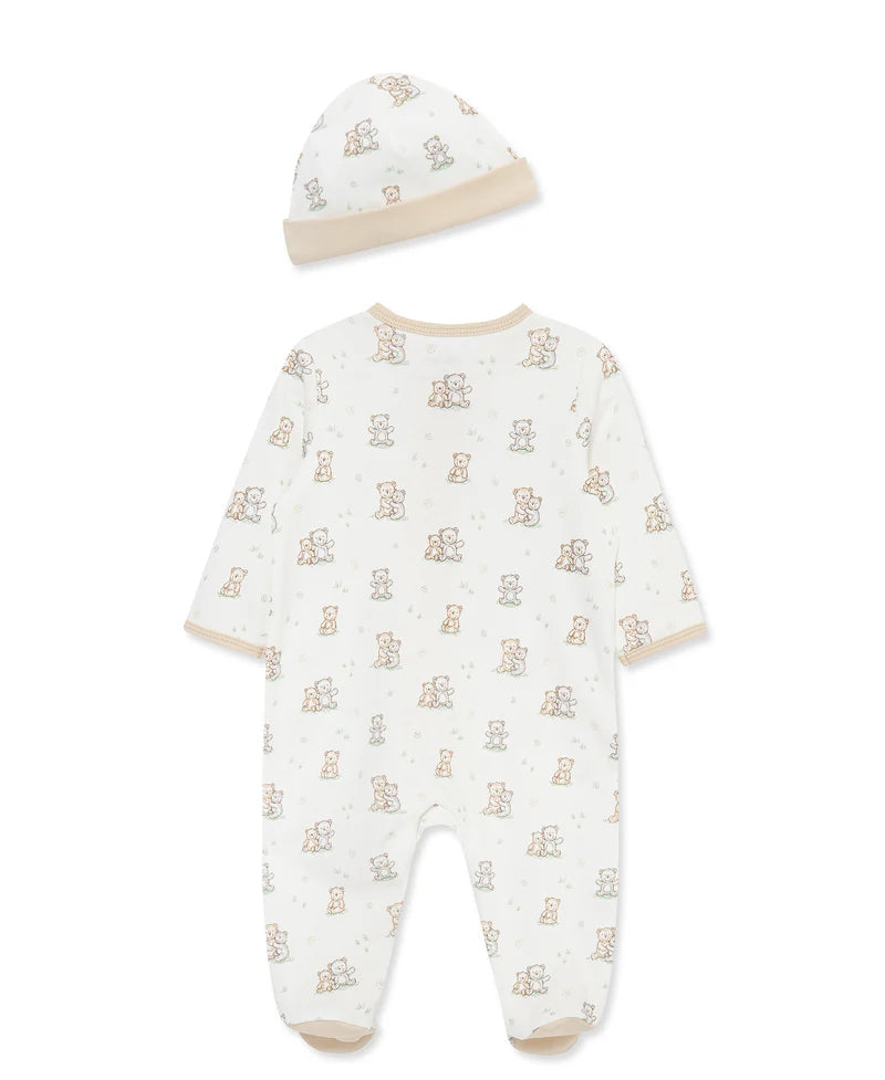 Baby Fuzzy Bears Footie Hat Little Me