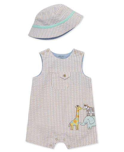 Safari Woven Sunsuit & Hat