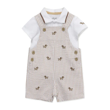Puppy Shortall Set - Baby PEEK A BOO