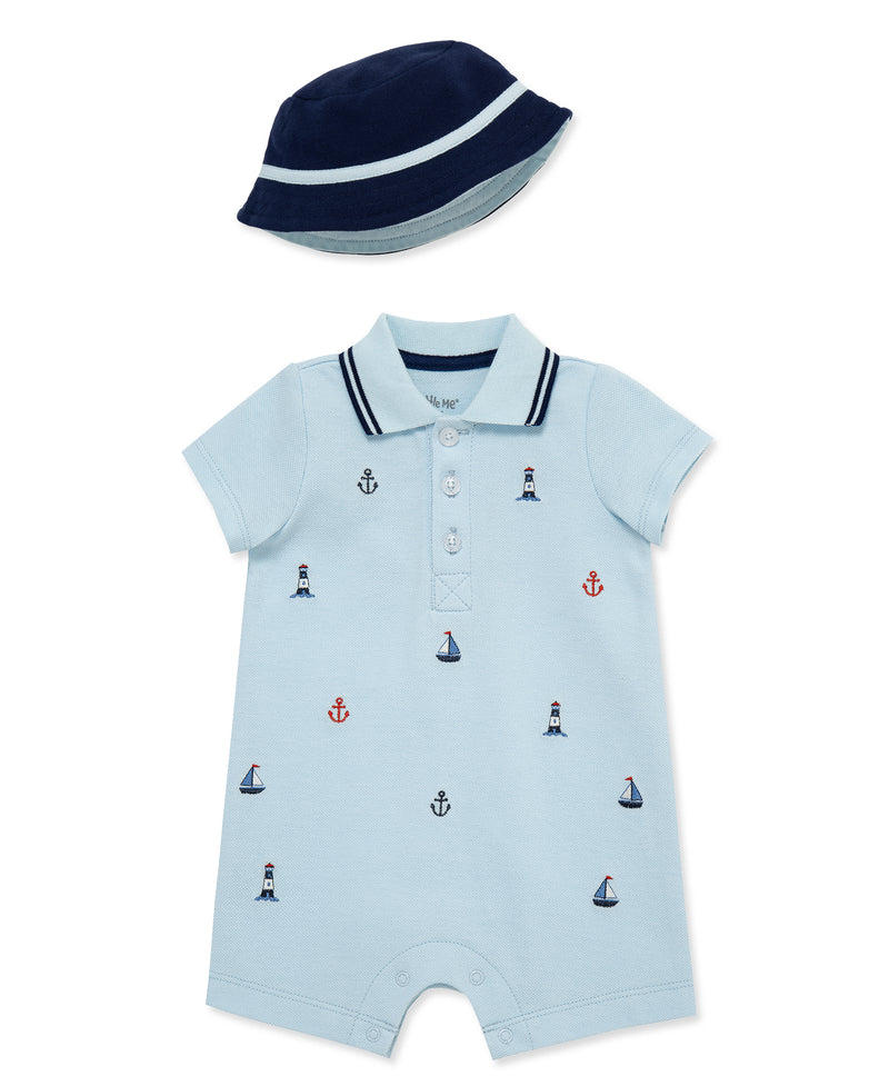 Baby Sailboat Sunsuit Set Little Me