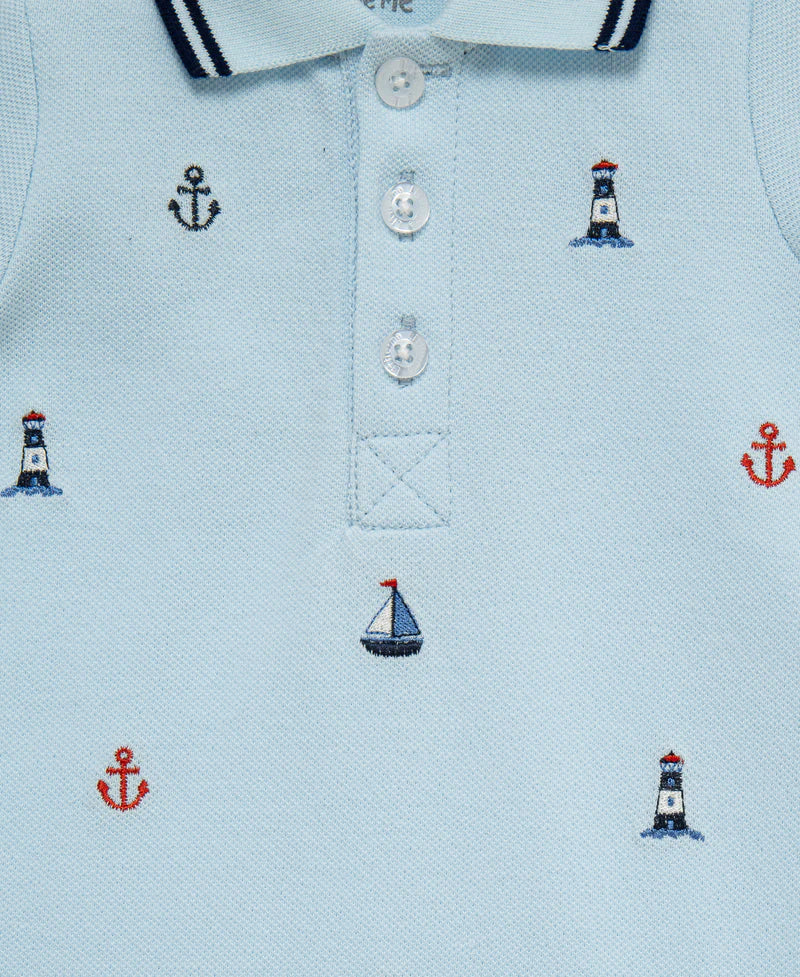 Baby Sailboat Sunsuit Set Little Me