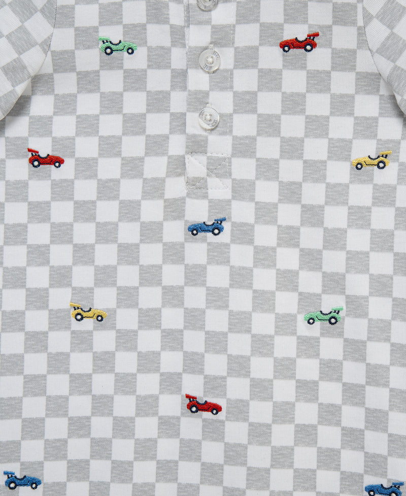 Baby Racecar Romper Set Little Me