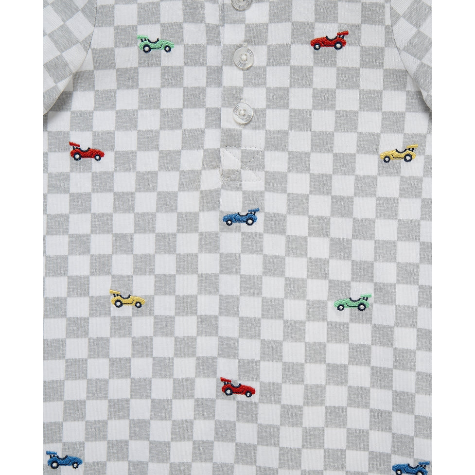 Baby Racecar Romper Set Little Me