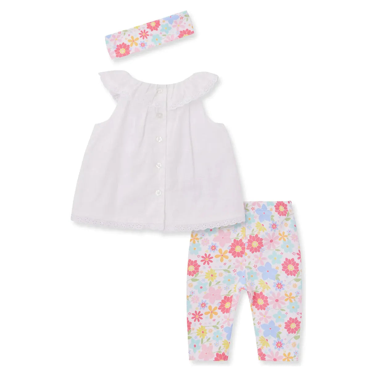 Fun Floral Woven Tunic Set PEEK A BOO