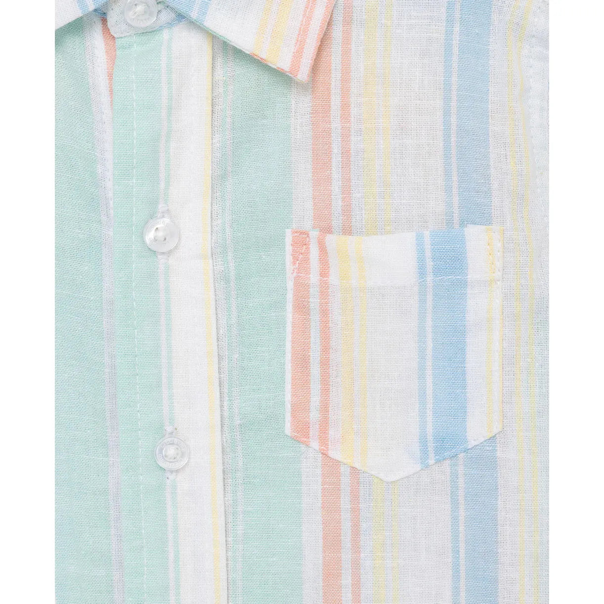 Stripe Woven Toddler Short Set PEEK A BOO