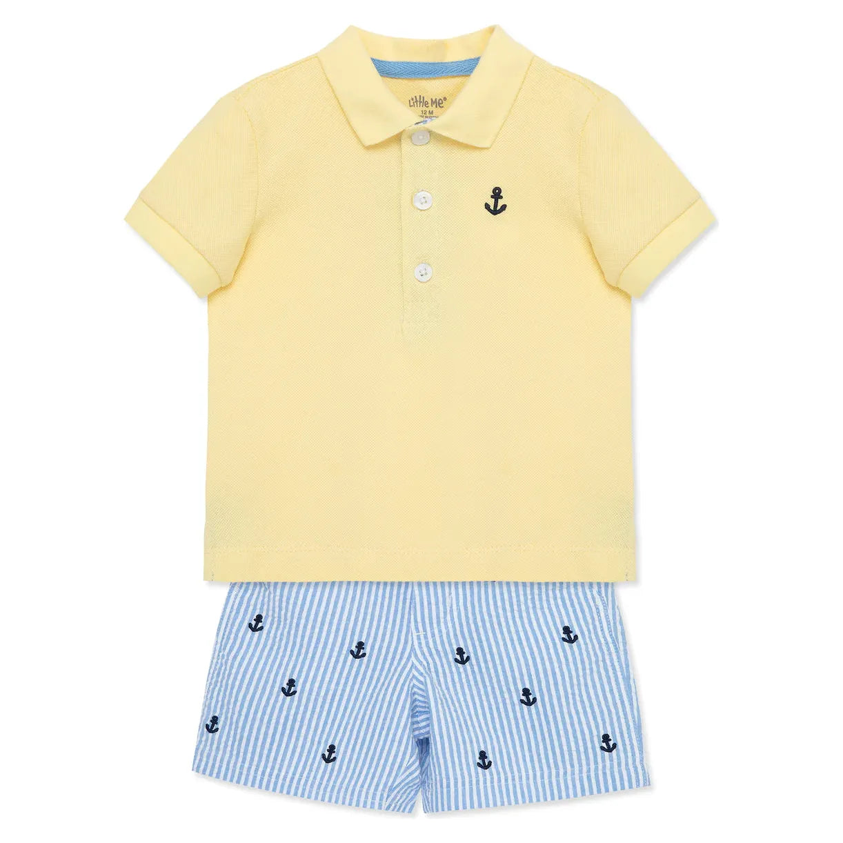 Anchor Polo Toddler Short Set PEEK A BOO
