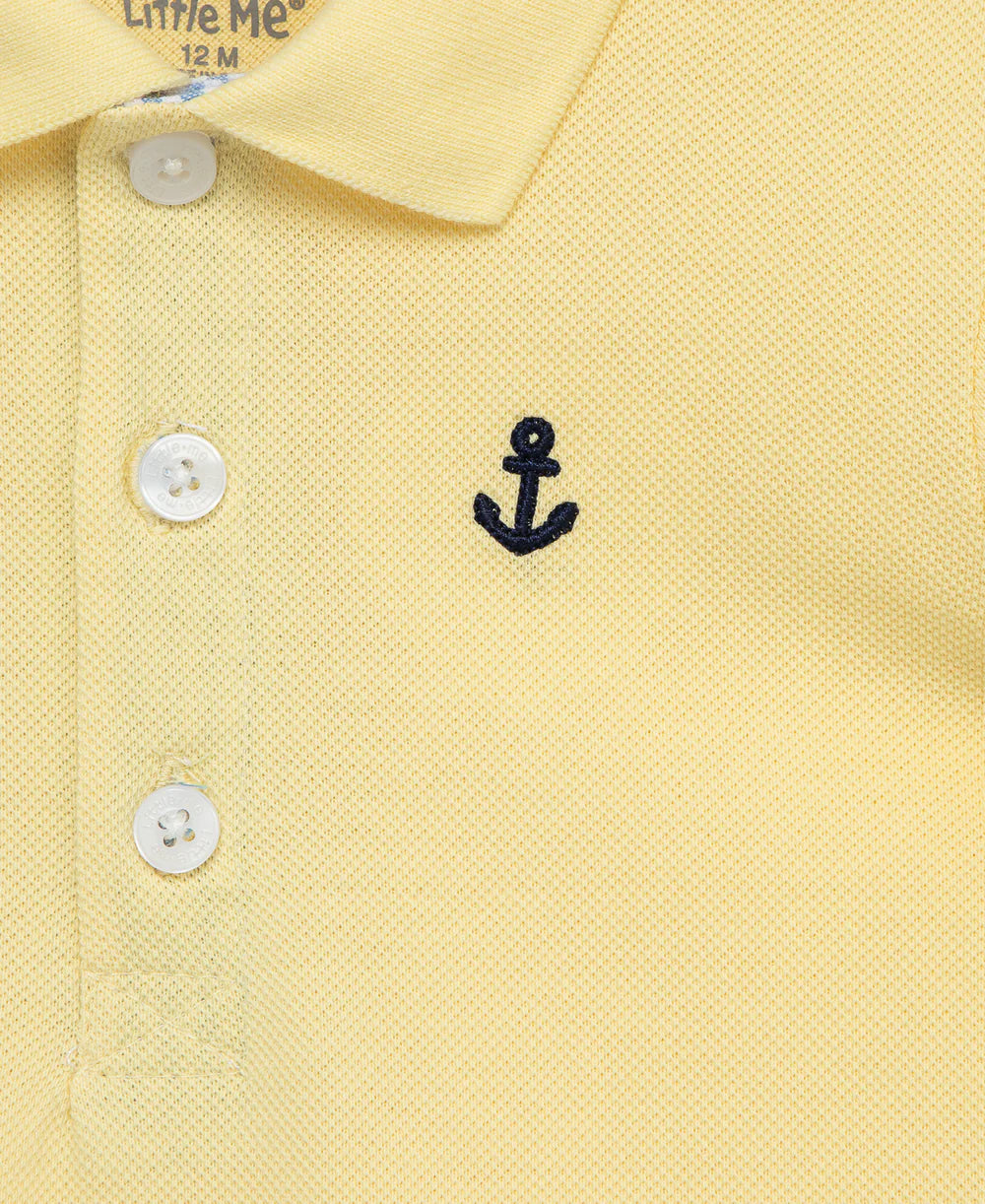 anchor polo toddler short set