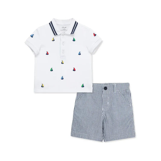 Sailboat Polo Short Set