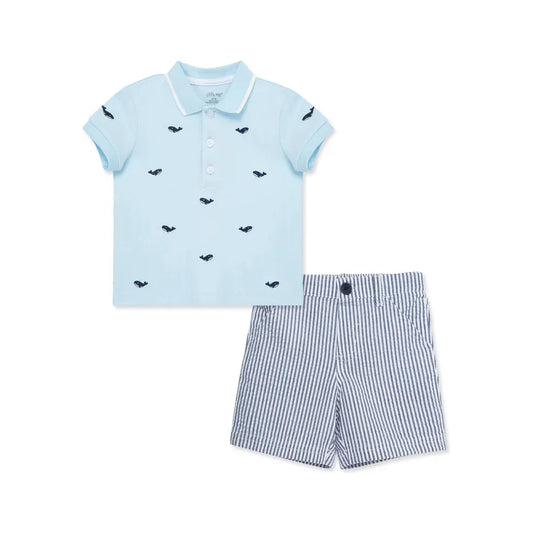 Whale Polo Short Set